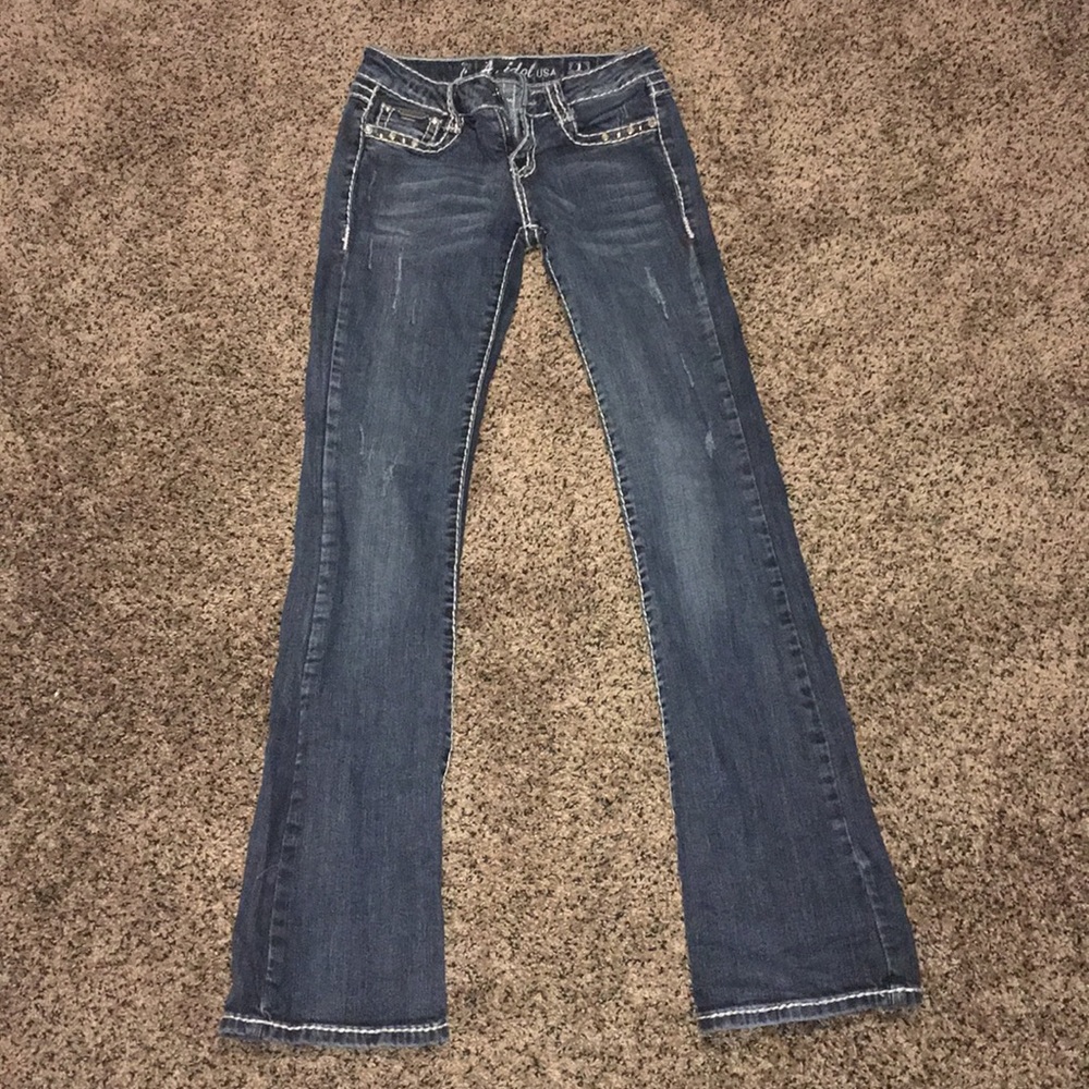 LA Idol jeweled denim